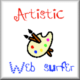 I'm an artistic Web surfer